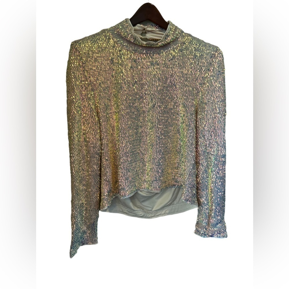 ASTR the Label SEQUIN TOP size‎ Med